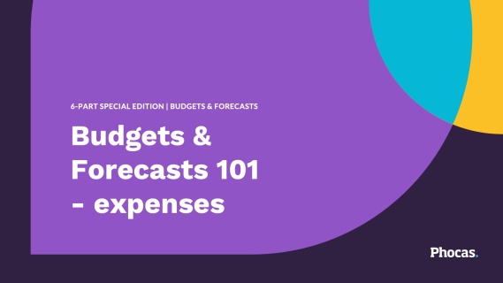Budgets &amp; Forecasts 101 – expenses
