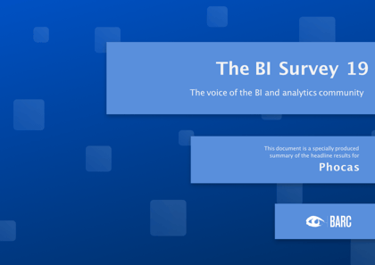 The BI &amp; Analytics Survey 2019, BARC